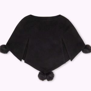 NWT Henri BENDEL Blake Cashmere Poncho Cape